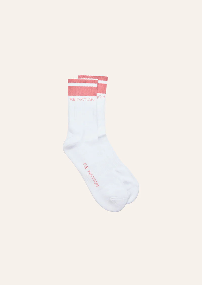 PE Nation Homeage Sock Dust Pink