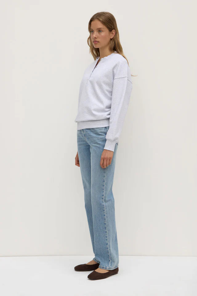 Assembly Label Anya Fleece Crew Heather Grey Marle