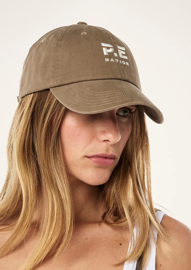 P E Nation Heads Up Cap Walnut