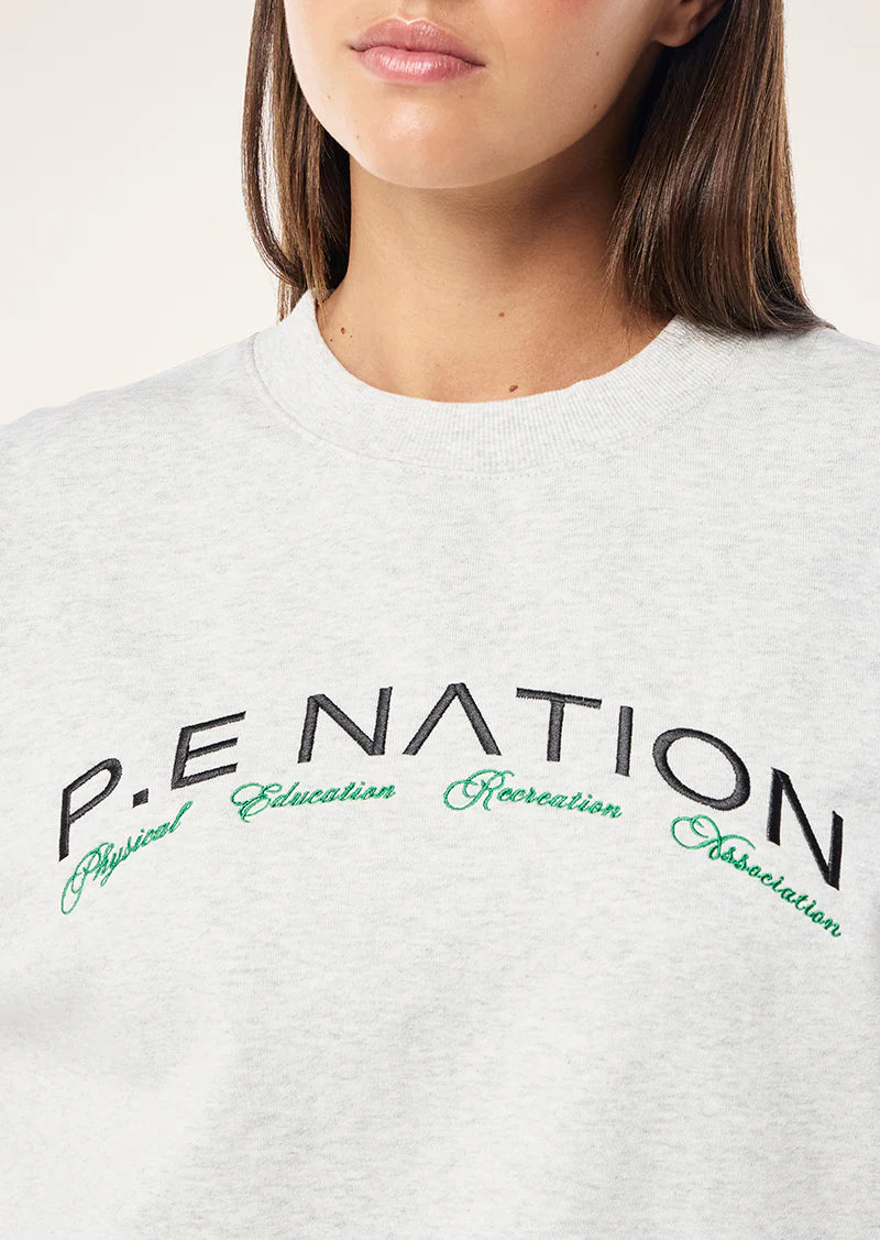 PE Nation Volume Sweat Grey Marle