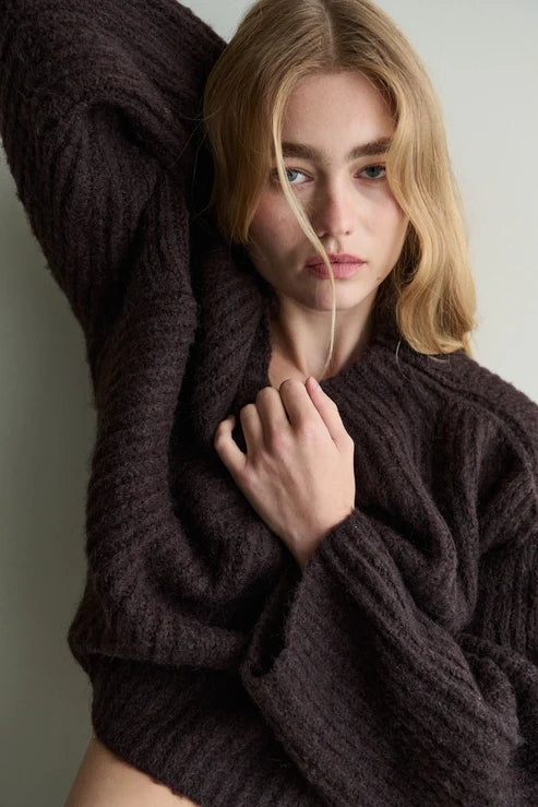 Mael London Knit Chocolate