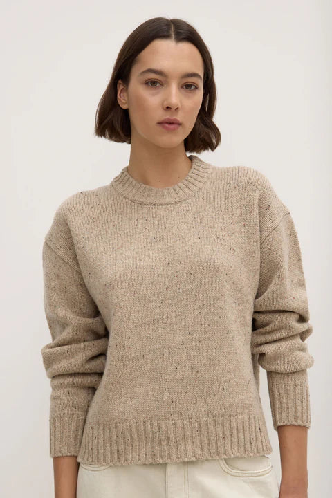 Assembly Beau Merino Wool Knit Stone Marle