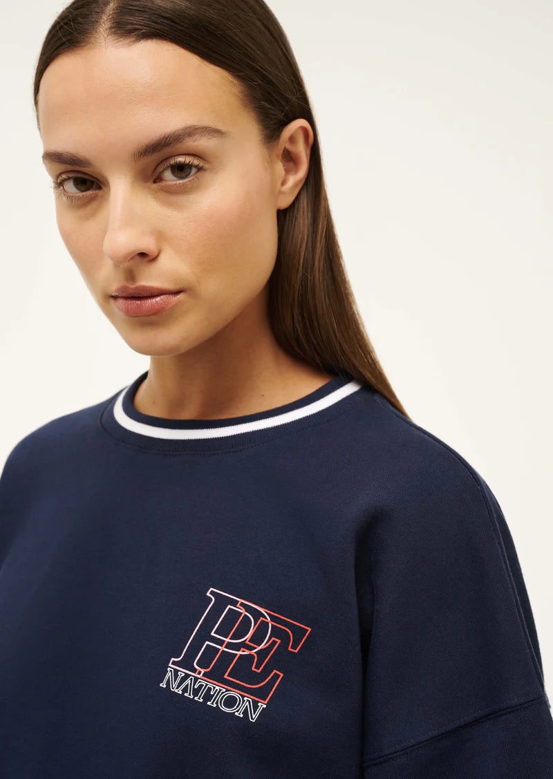 P E Nation Definition Sweat Dark Navy