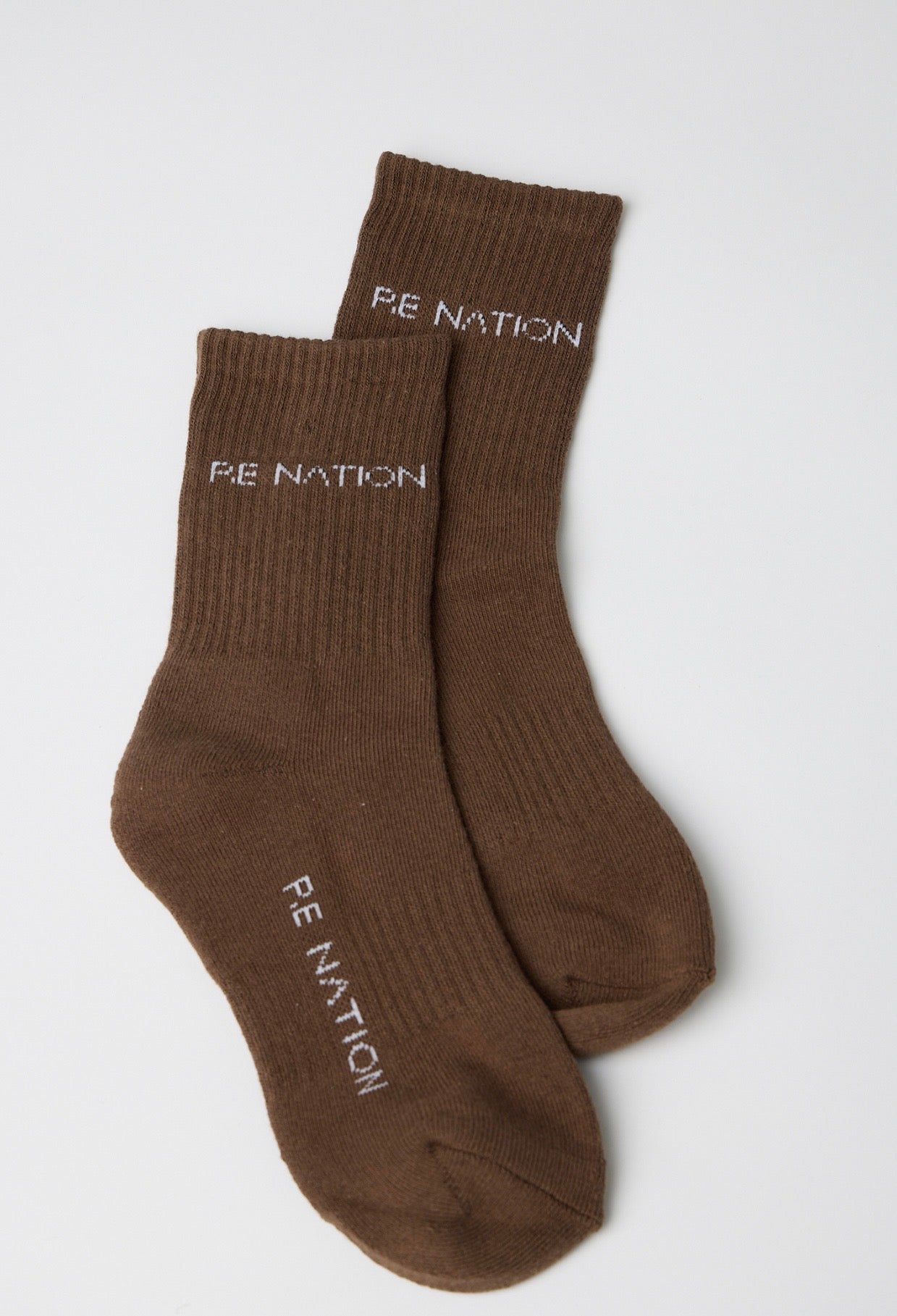 PE Nation Signature Sock Brown