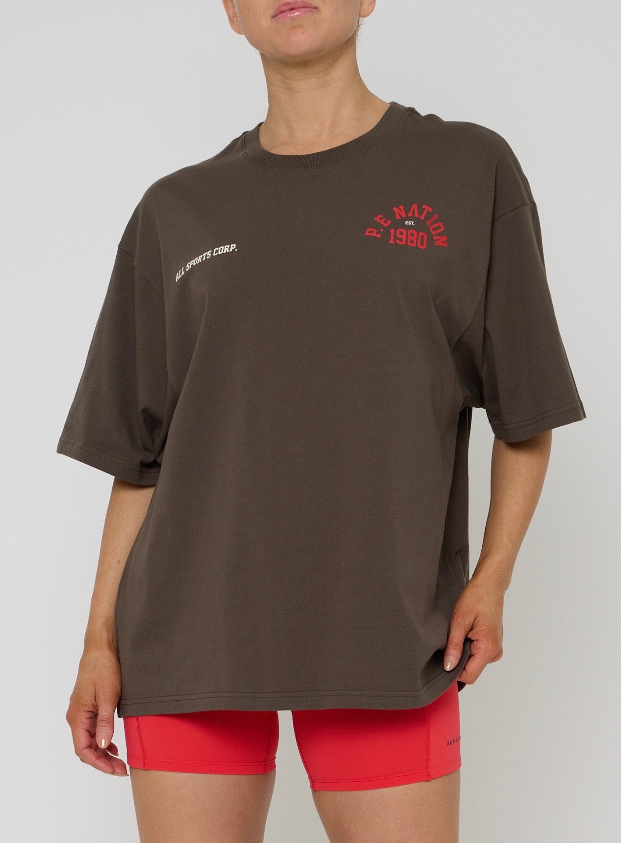 PE Nation Inbound Tee Brown