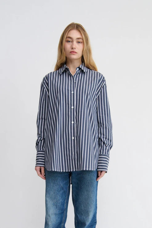 Mael Florence Shirt Navy White