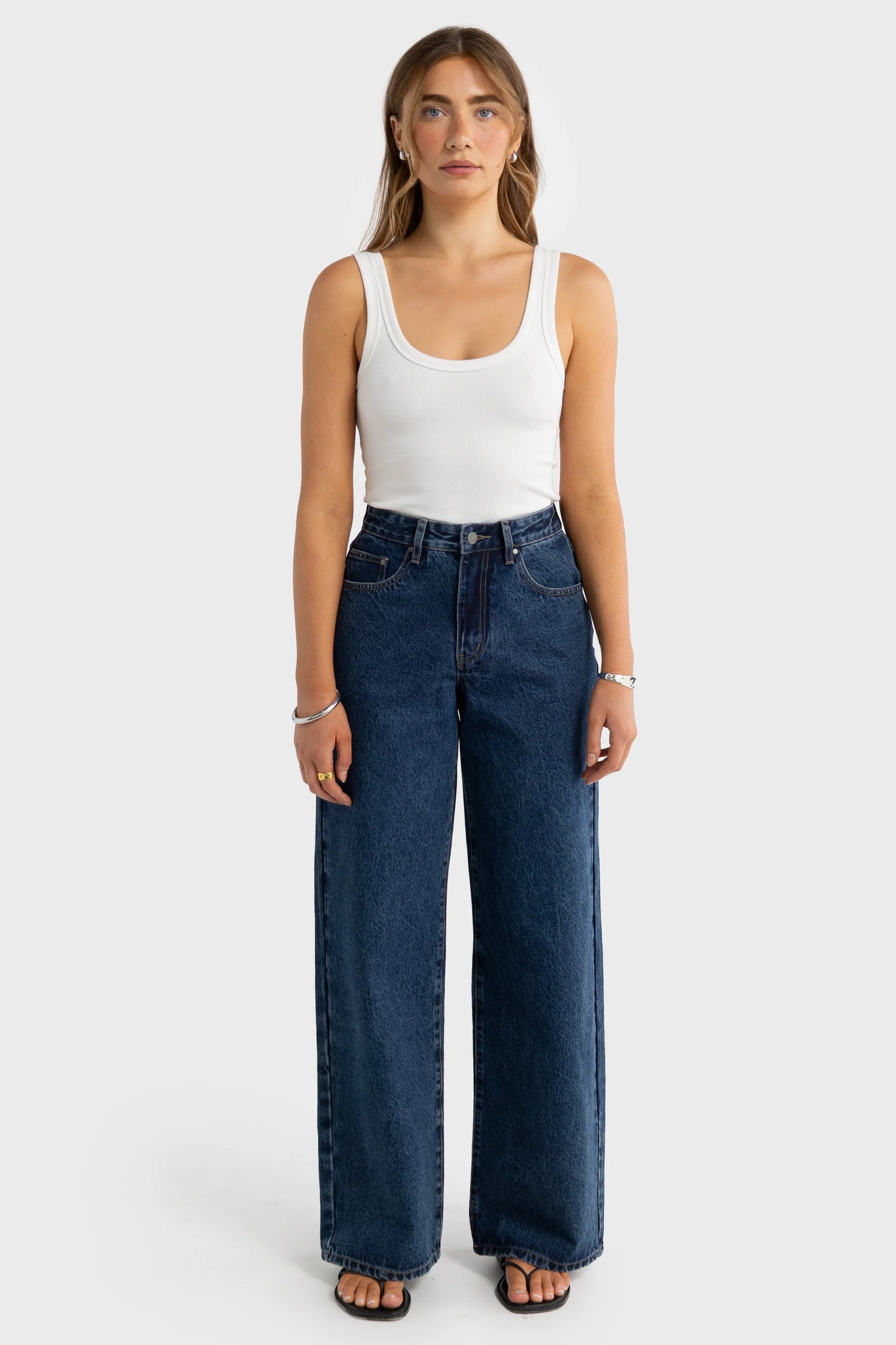 ORTC Willow Wide Leg Jean Dark Indigo
