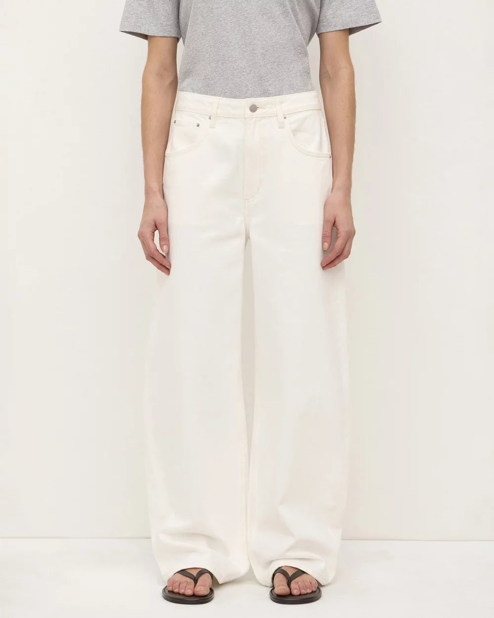 Assembly Label Low Curve Mid Rise Jean Vintage White