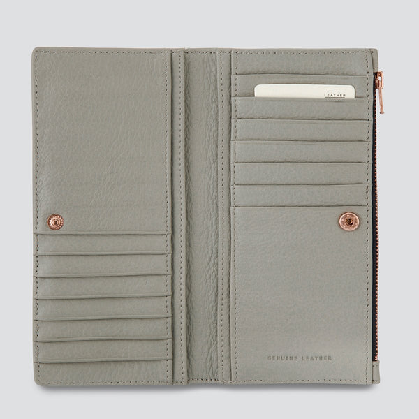Status Anxiety In The Beginning Wallet Light Grey