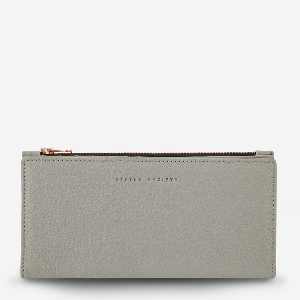 Status Anxiety In The Beginning Wallet Light Grey
